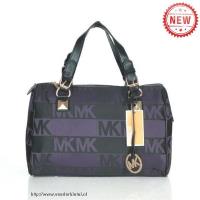 michael kors logo signature groot purper boekentassen Handtassen Online 4rxlt144